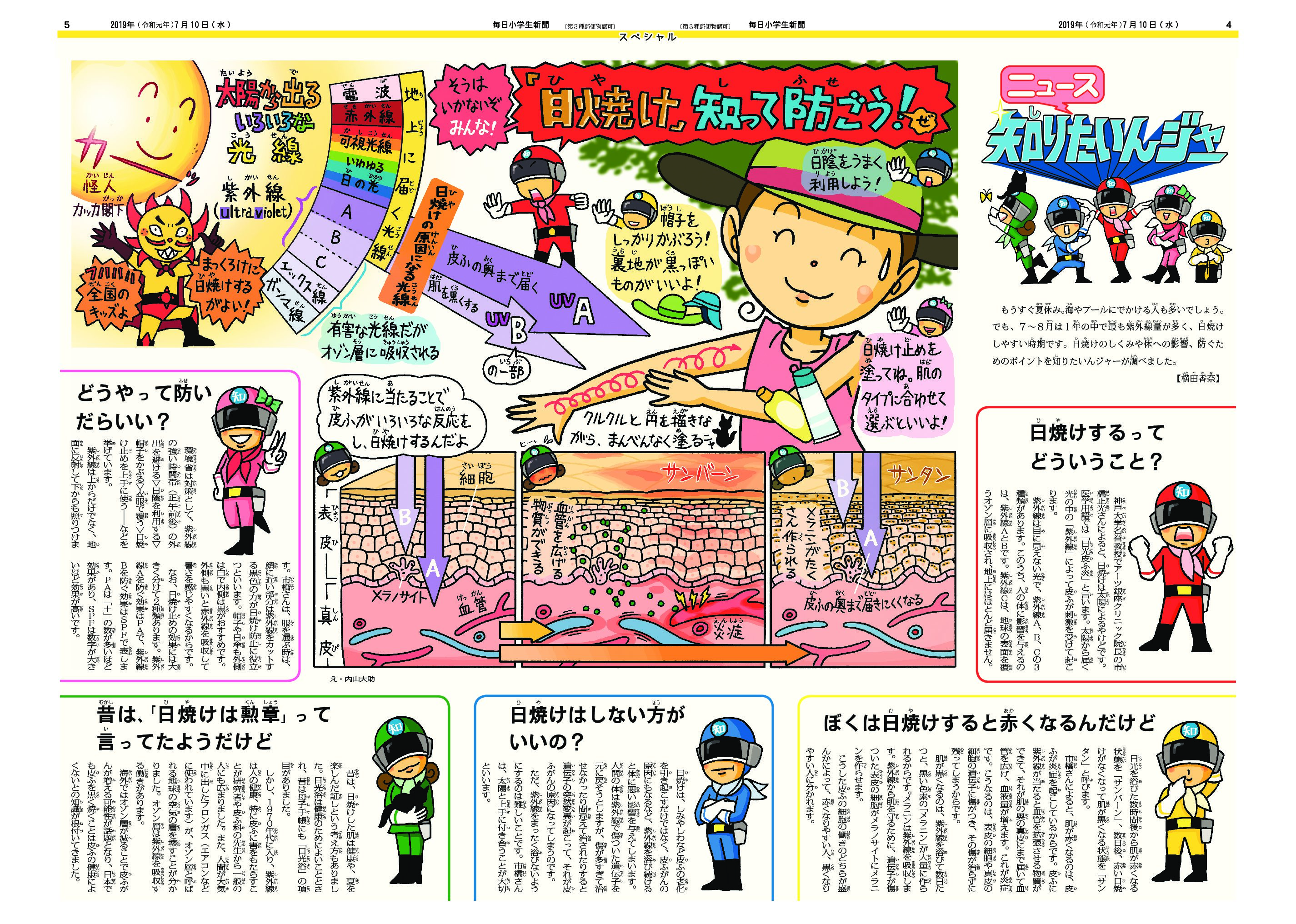 「日焼け」知って防ごうぜ！【ニュース知りたいんジャー】