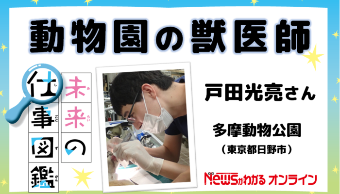 未来の仕事図鑑①　多摩動物公園の獣医師