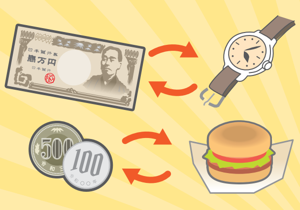 カタチや時代が変わっても 変わらないお金の役割