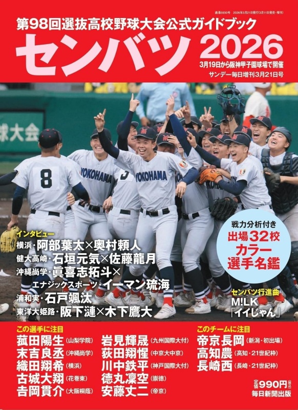 【高校野球】サンデー毎日第38回選抜高校野球　選手名鑑（昭和41年）　※難あり サンデー毎日第38回選抜高校野球 選手名鑑（昭和41年） ※難あり 【公式